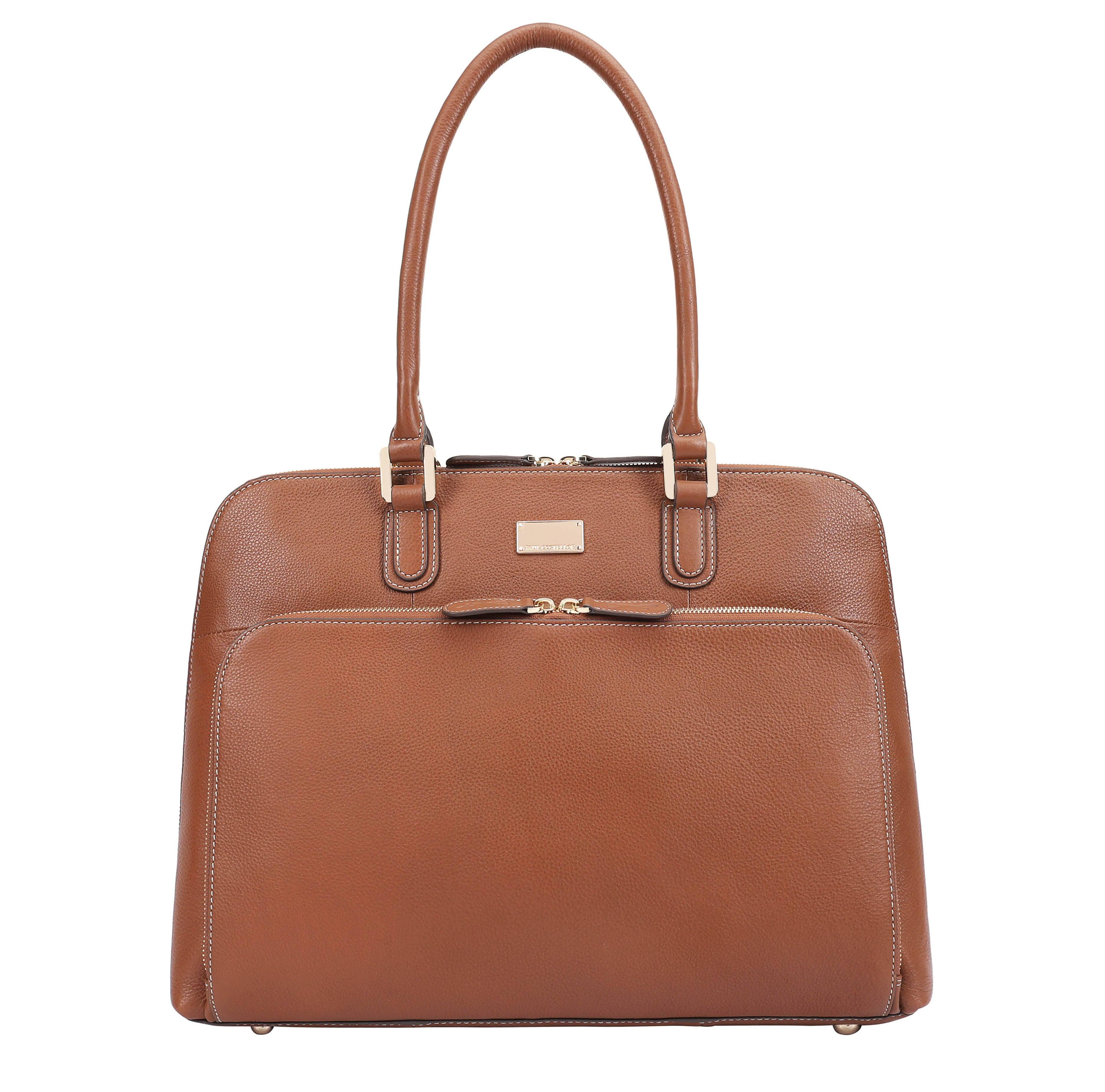 Women's Filton Leather Tote Bag - Brown | One Size | Paul Costelloe