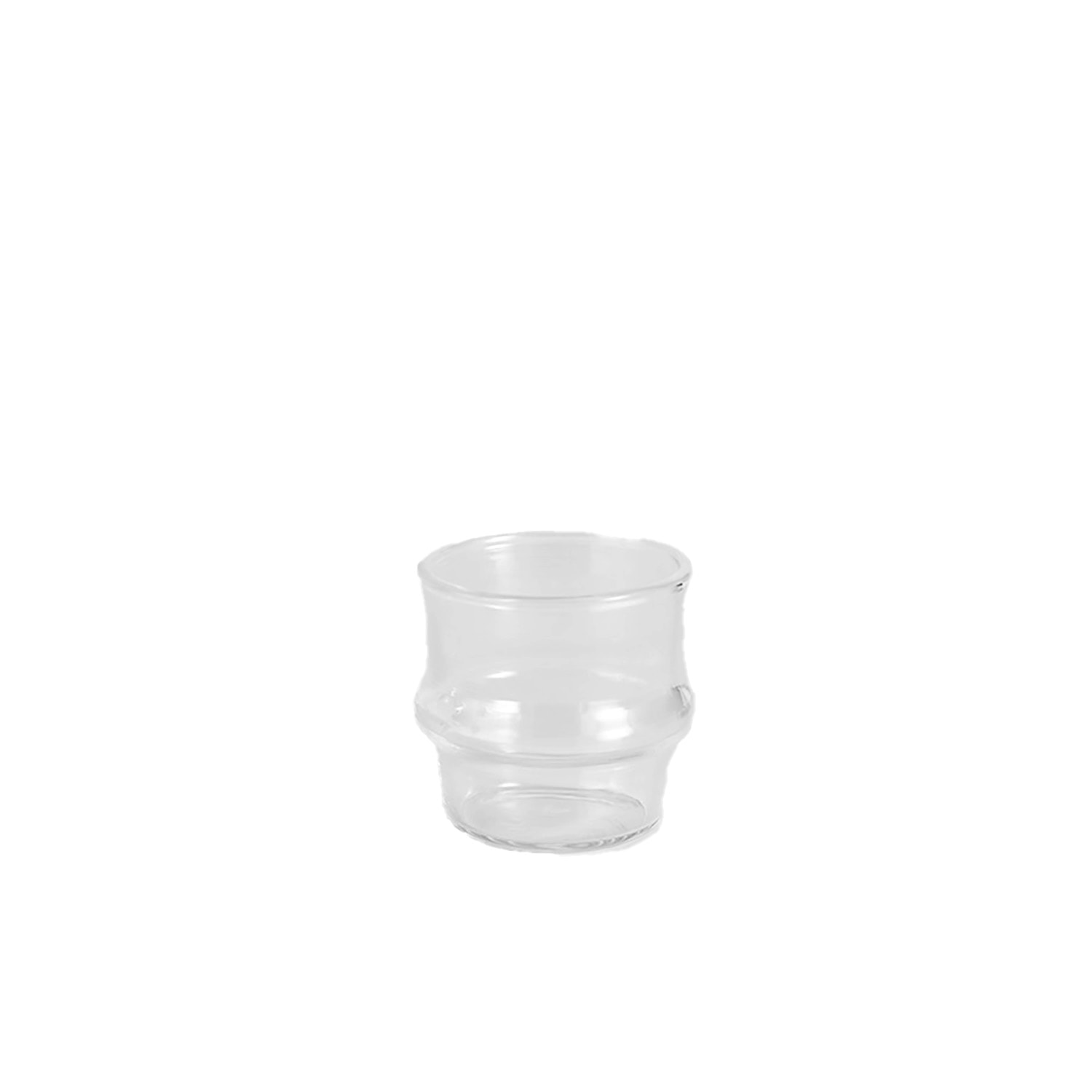 And Jacob Neutrals Nomada Glass Small Transparent Four Pieces In White