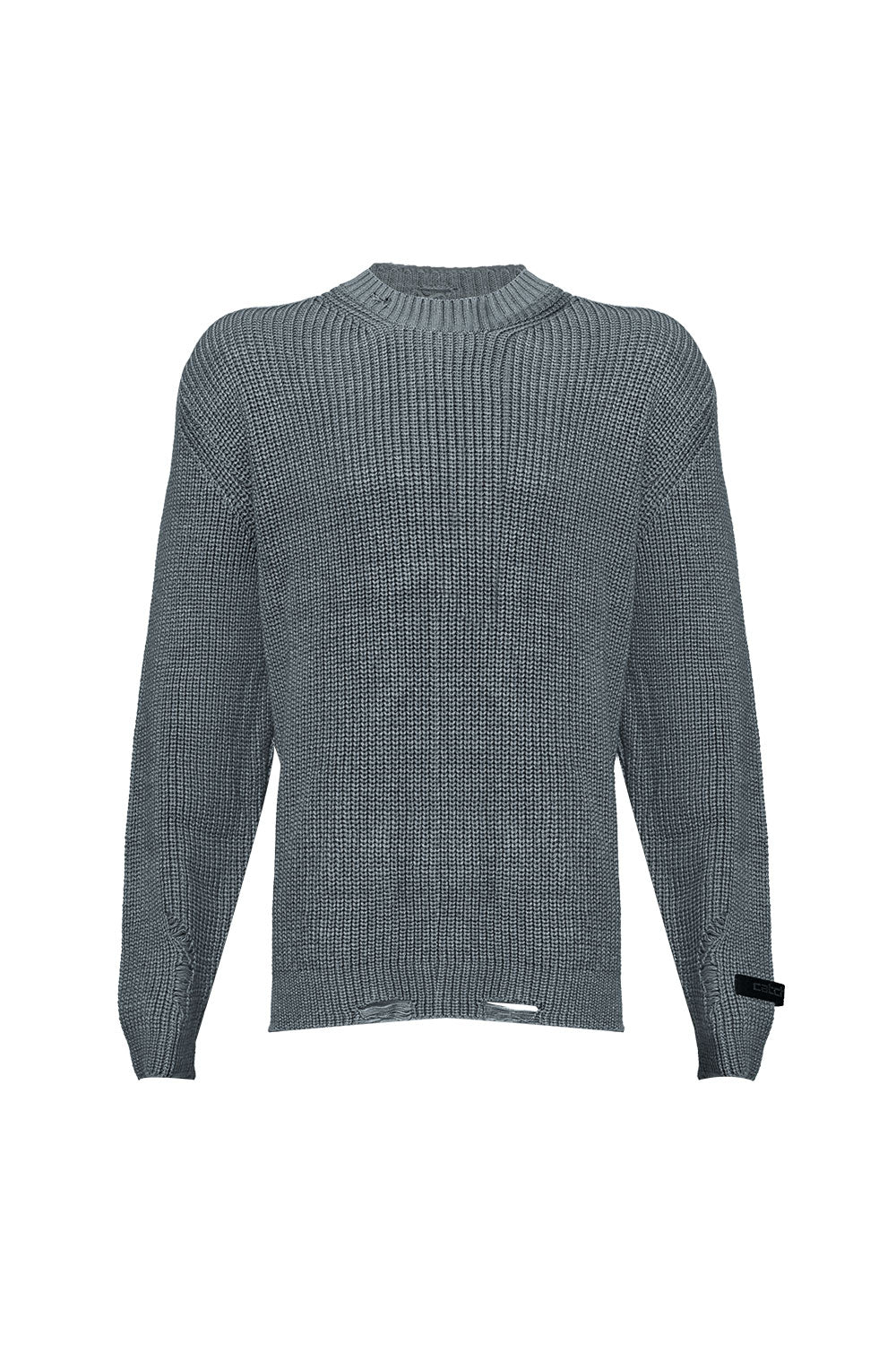 Snob Love Women's Chic Knitwear Sweater - Grey In Grey