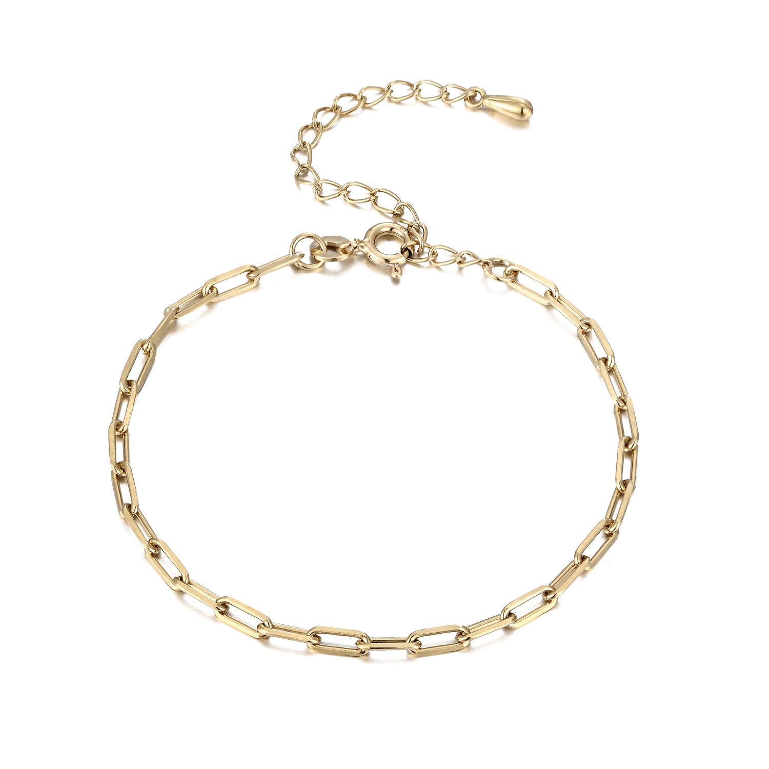 Women’s 22Ct Gold Vermeil Cable Chain Bracelet Seol + Gold