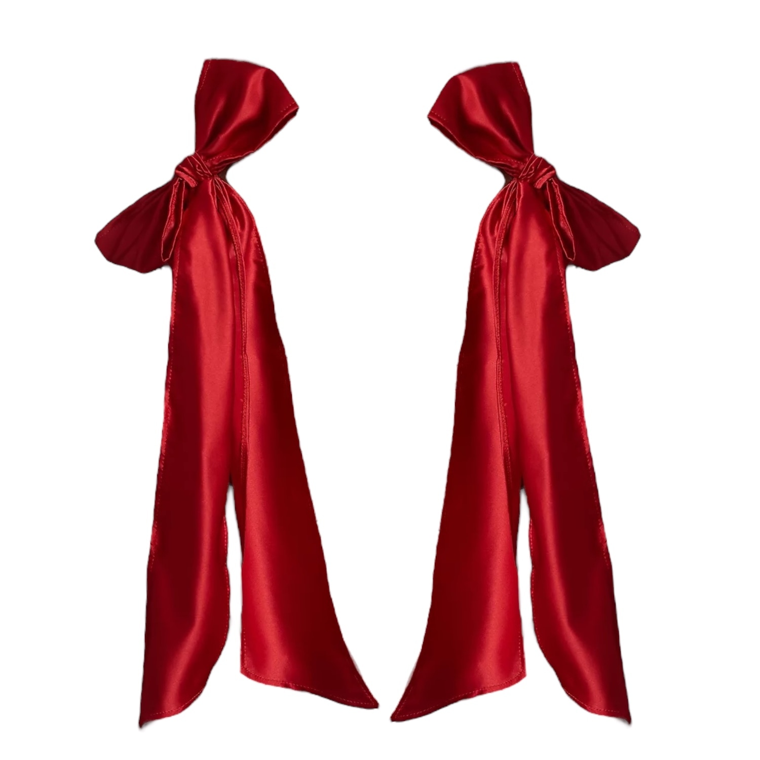 High Heel Jungle By Kathryn Eisman Women's Grande Bow Sleeve - Red In Red