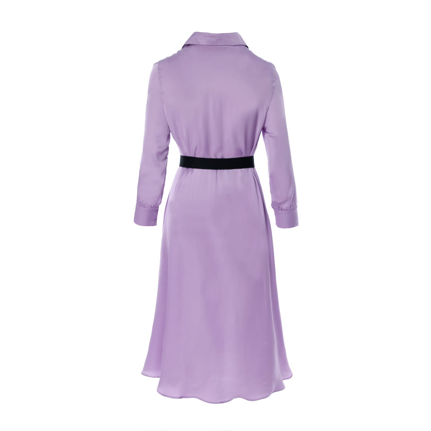 chinese dress ladies SSYS The Bailey Sleeveless Faux Leather Lace Dress In Lilac main image 1