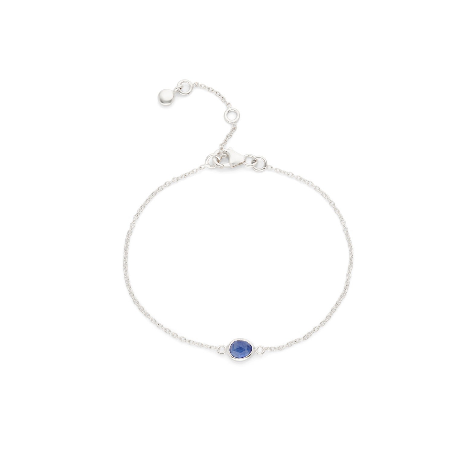 Women’s Blue Hampton Sapphire & Sterling Silver Bracelet Auree Jewellery