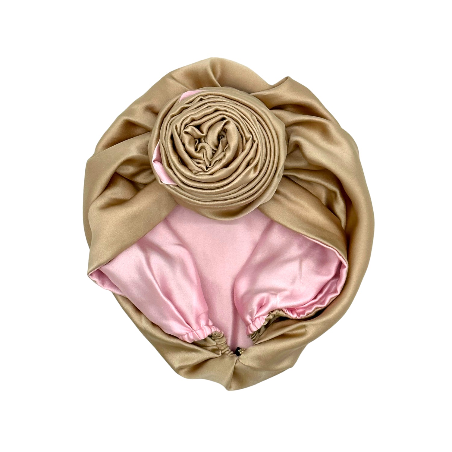 Women’s Pink / Purple Edith Pink Tan Silk Reversible Turban One Size Julia Clancey