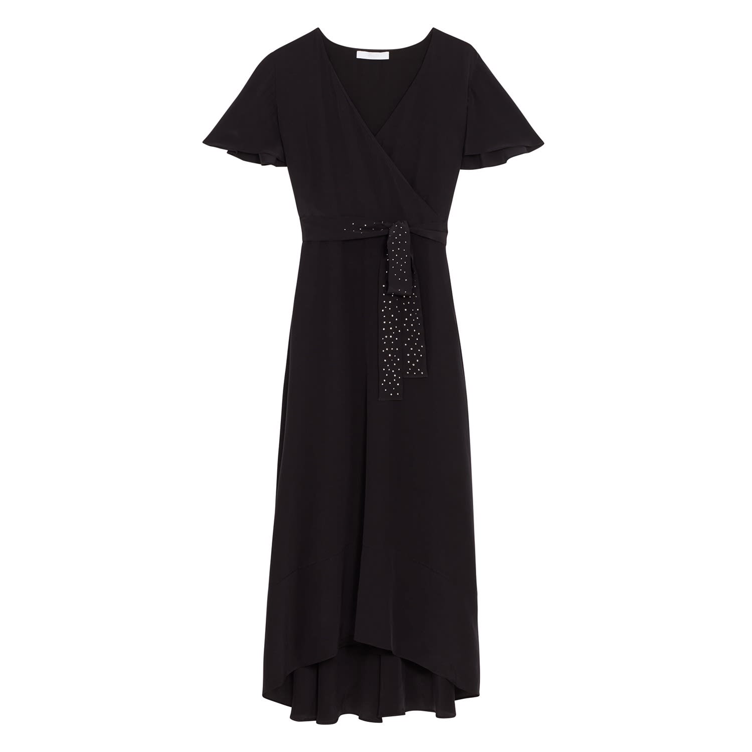 best black midi dress