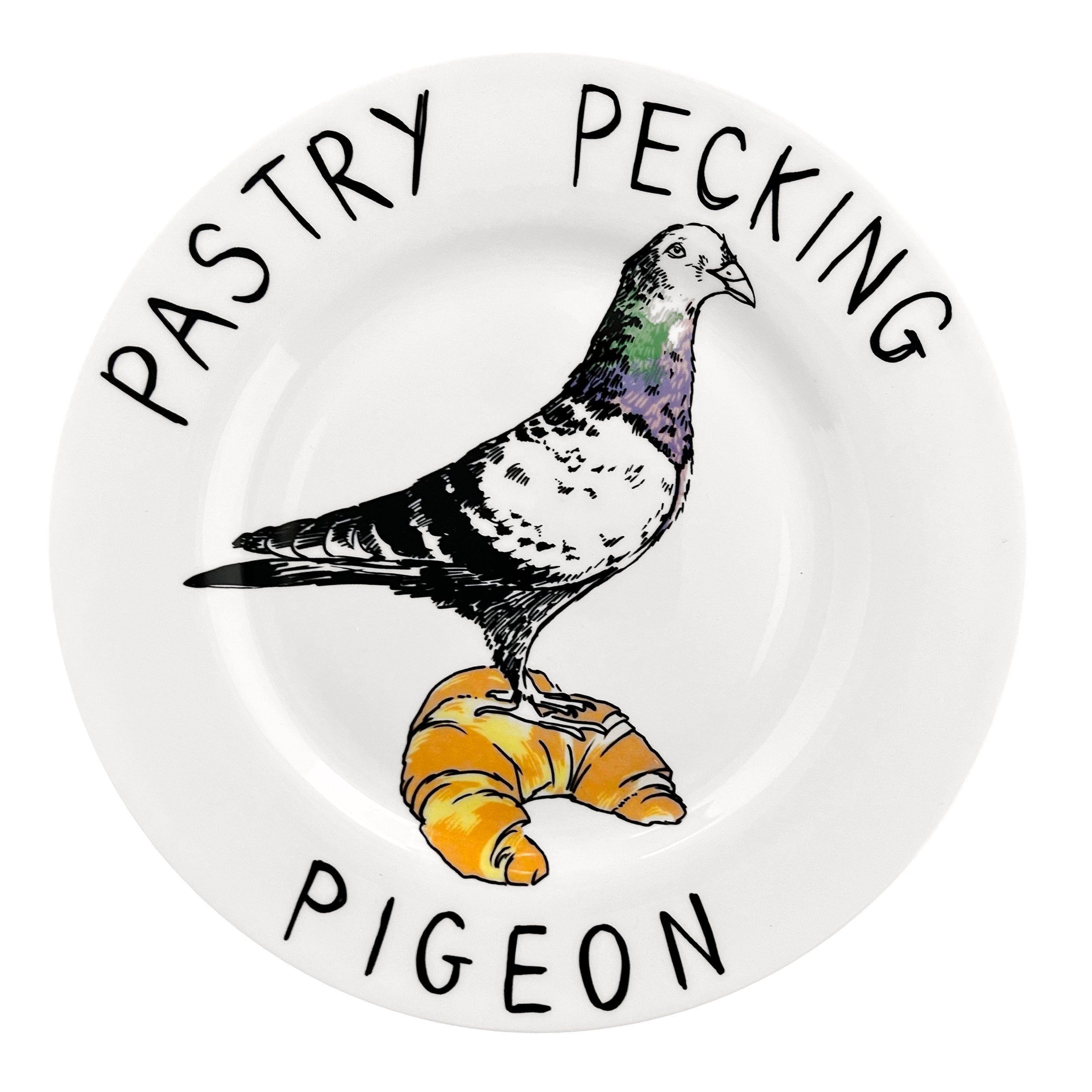 Pastry Pigeon Side Plate Jimbobart