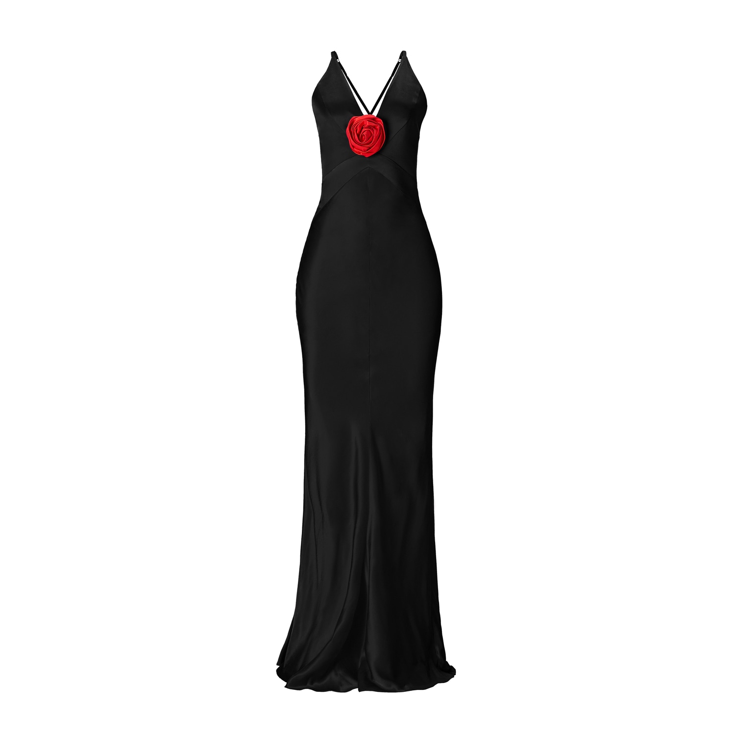 Moos Studio Women's Black / Red La Rose Rouge In Black/red