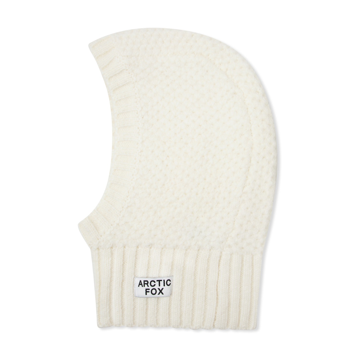 Women’s The Alpaca Balaclava Fitted Hood In White One Size Arctic Fox & Co.