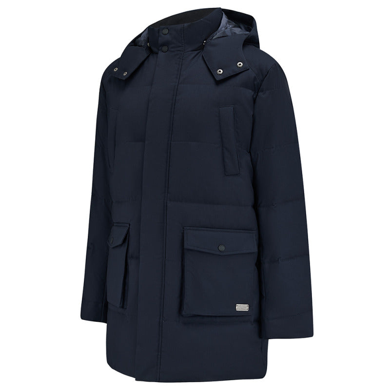 Guards London Men's Blue Stonehouse Parka - Navy In Blue