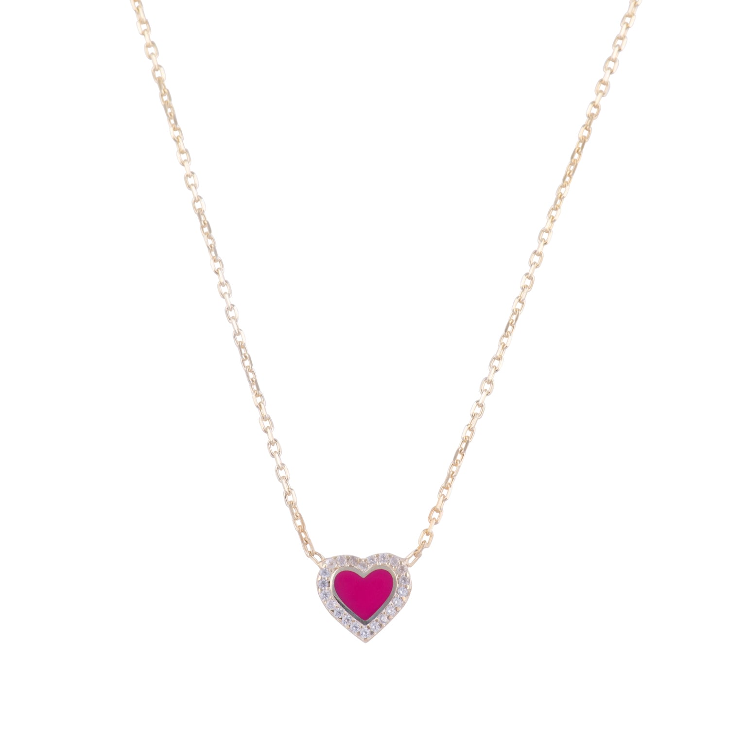 Women’s Pink / Purple Enamel & Pave Mini Heart - Pink & Purple Shymi