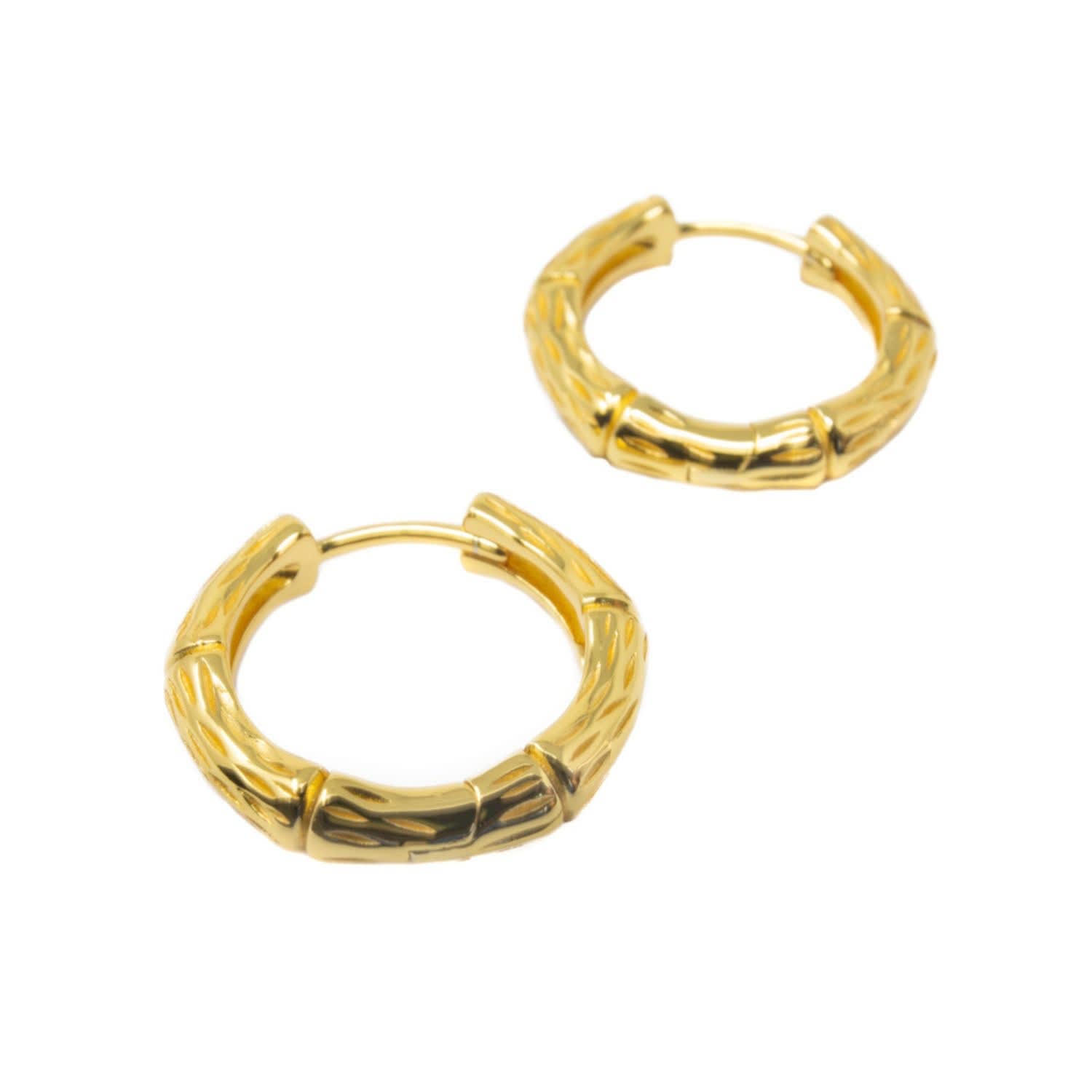 Bamboo Hoops- Gold, NASI SILVER