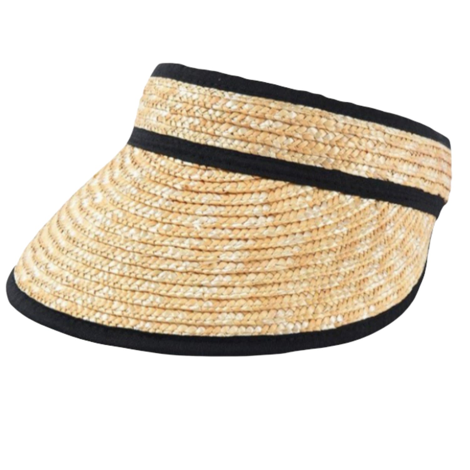Women's Neutrals Straw Visor | Lula-Ru