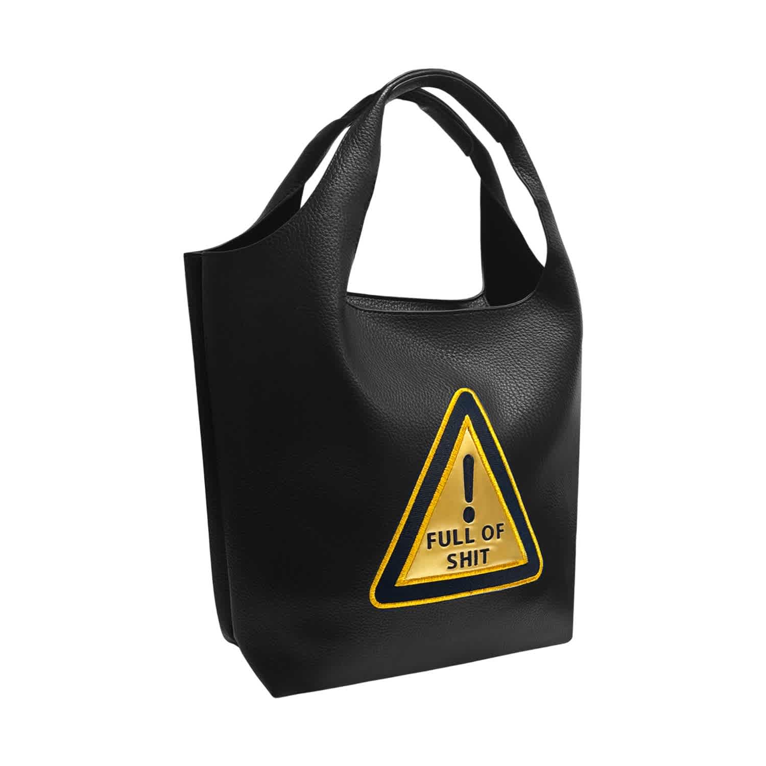 Warning Full Of Shit Handbag | Lilly Loves | Wolf & Badger