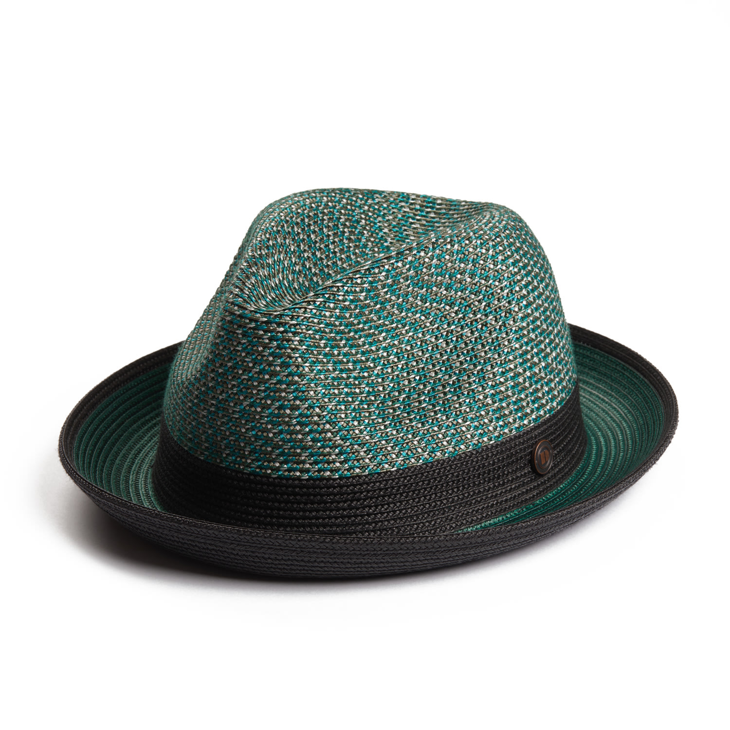 Dasmarca Enzo Jade Green Multi Coloured Summer Trilby Packable Hat For Men 55Cm Dasmarca Hats