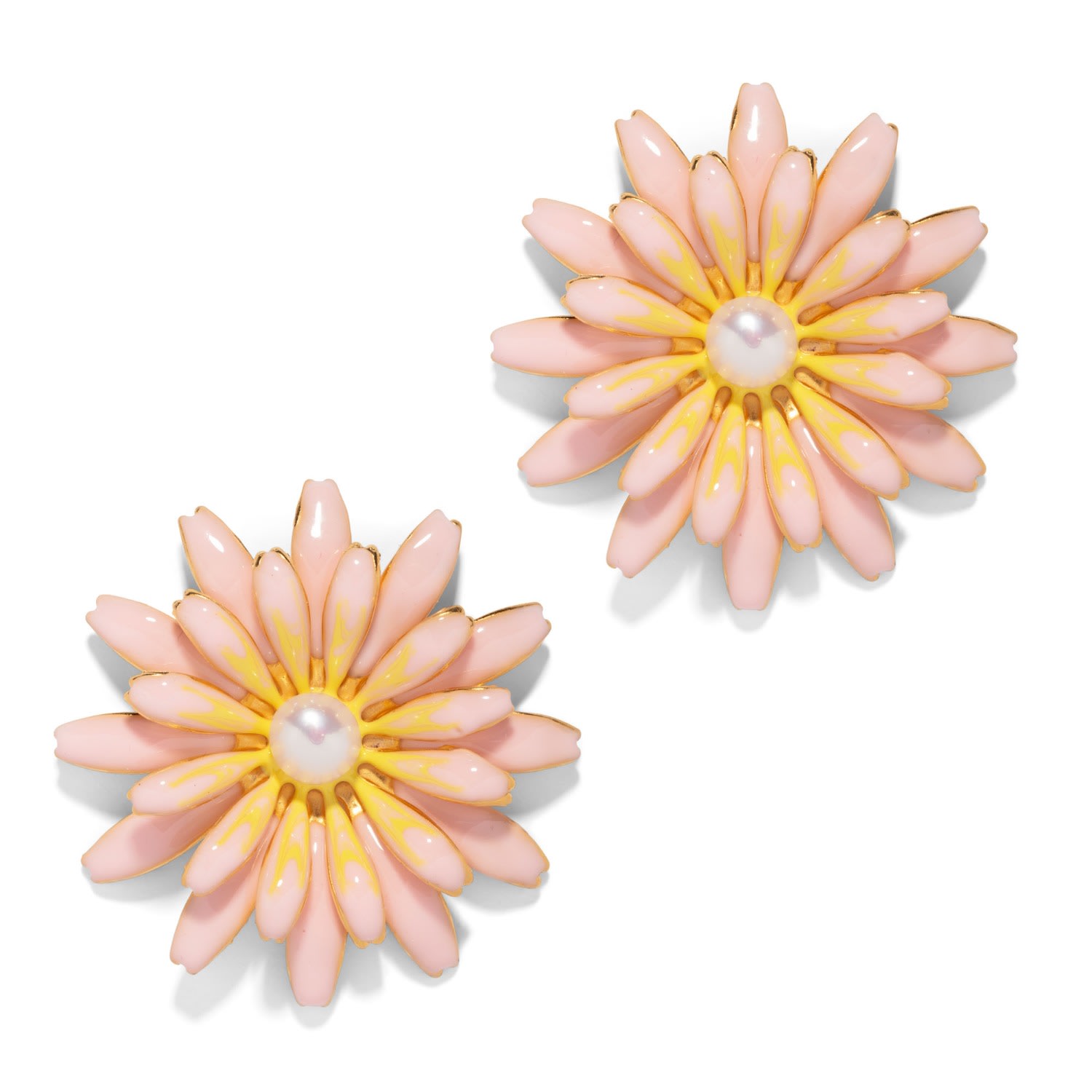 The Pink Reef Women's Pink / Purple  Sunflower Earring In Pink