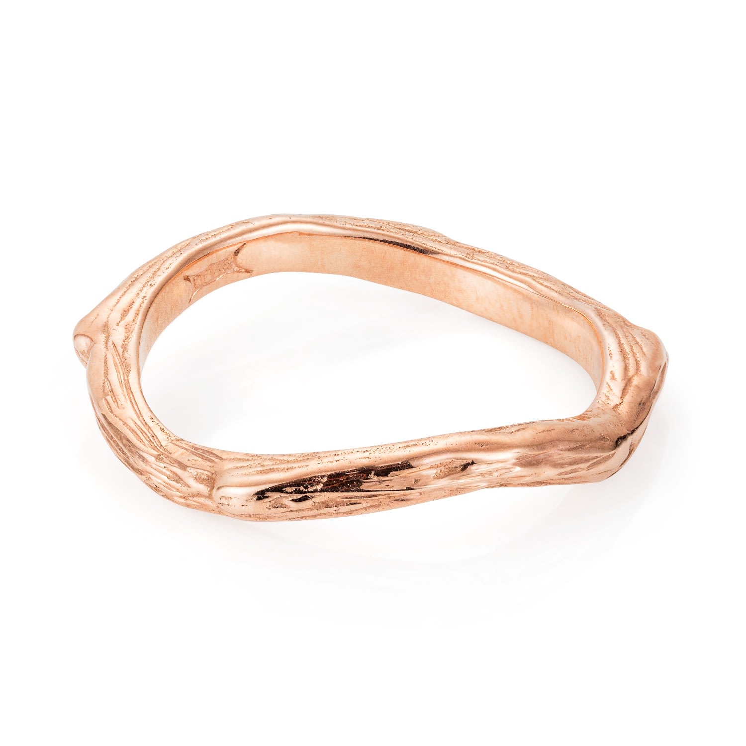 Women’s Rose Gold Twig Ring Yasmin Everley Jewellery