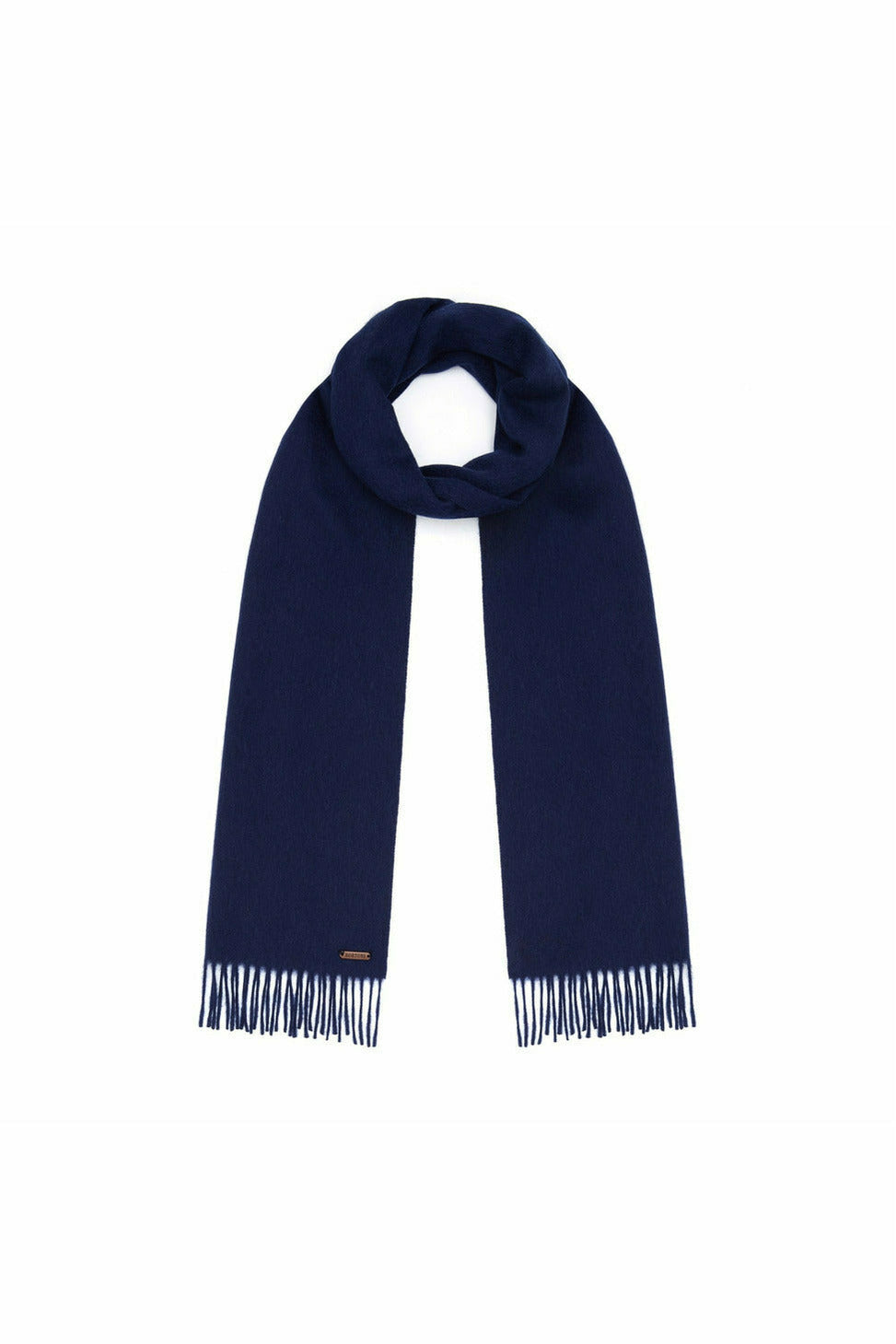 Women’s The Lindo Lambswool Scarf - Blue One Size Hortons England