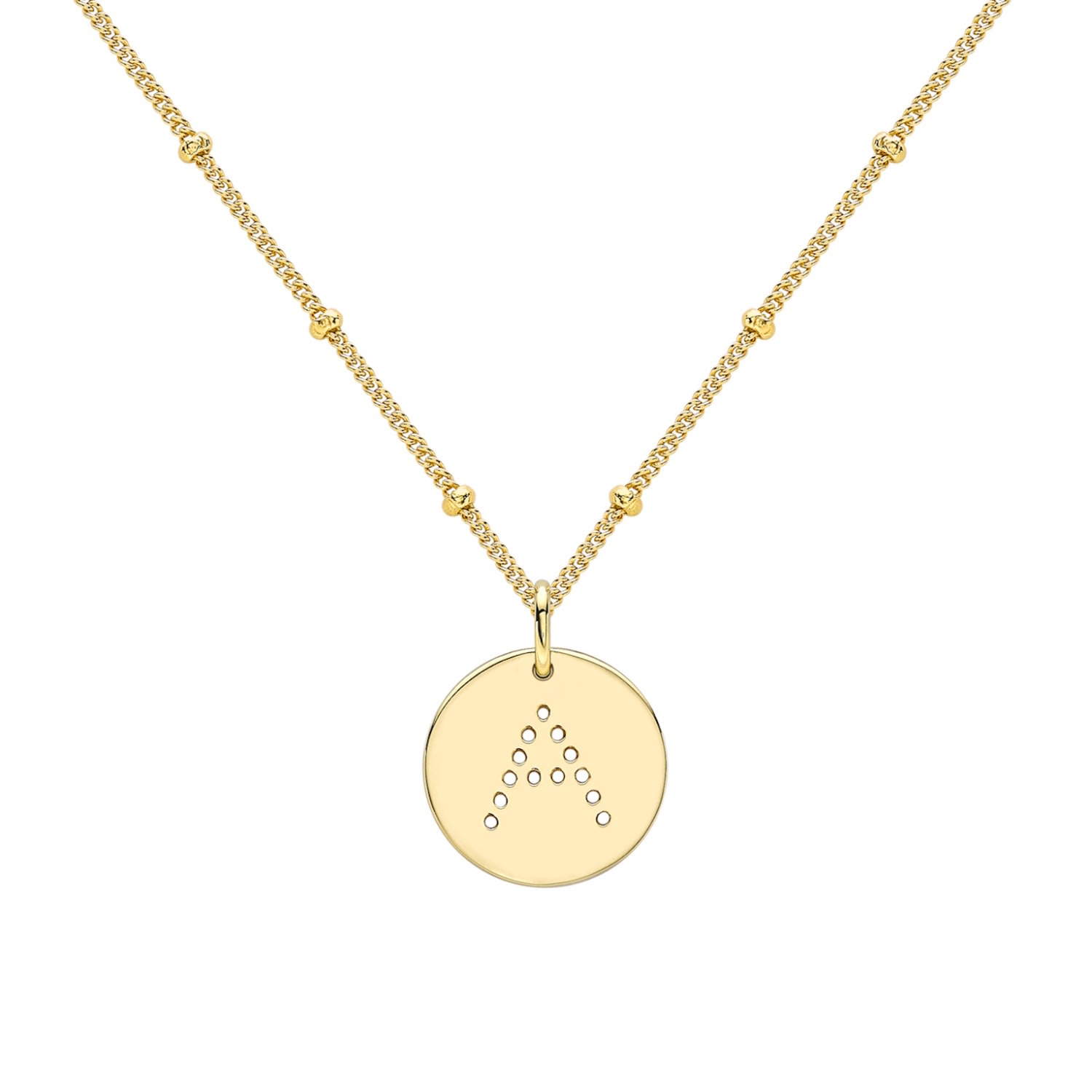 Women’s Gold Alphabet A Necklace Neola Design
