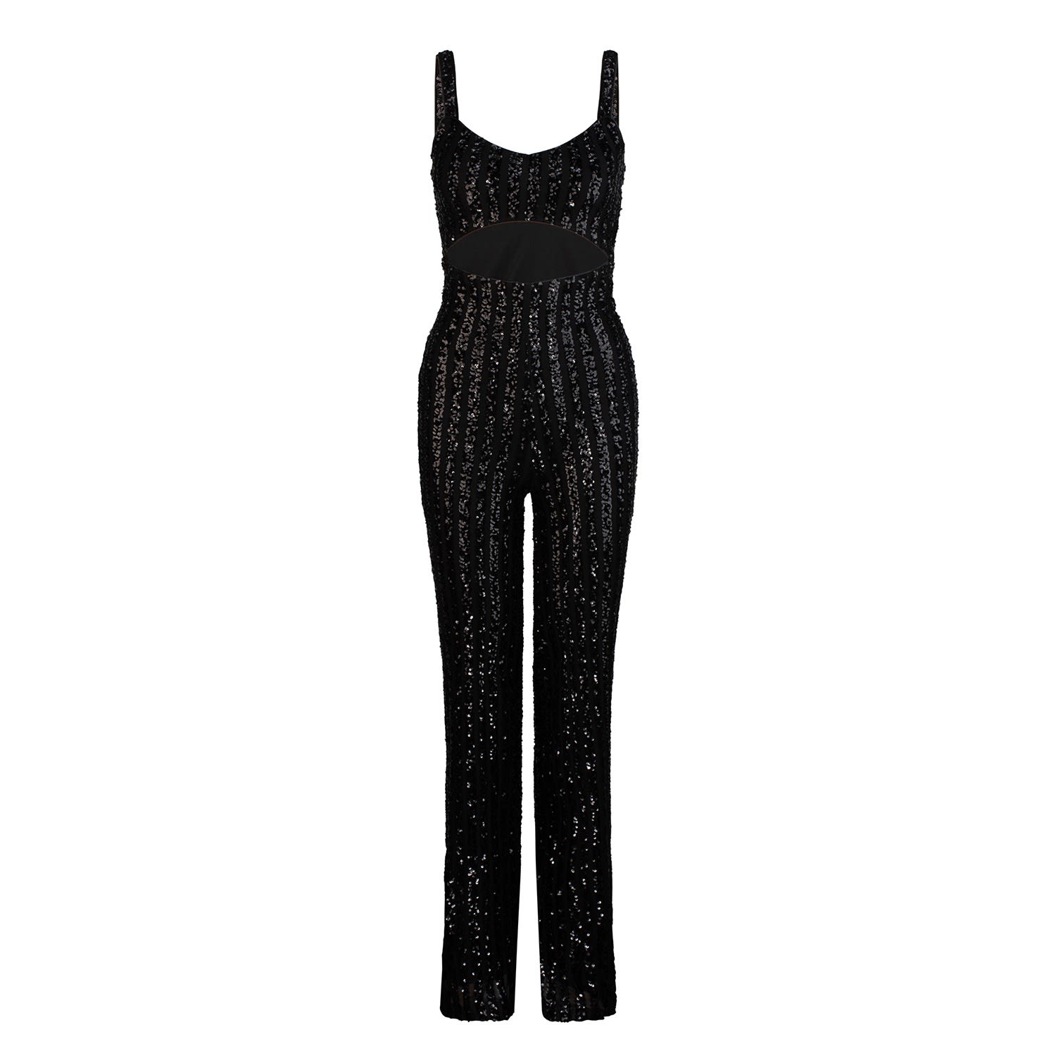 Women’s Black Sequin Kamilla Jumpsuit Extra Small Karna Ramsay