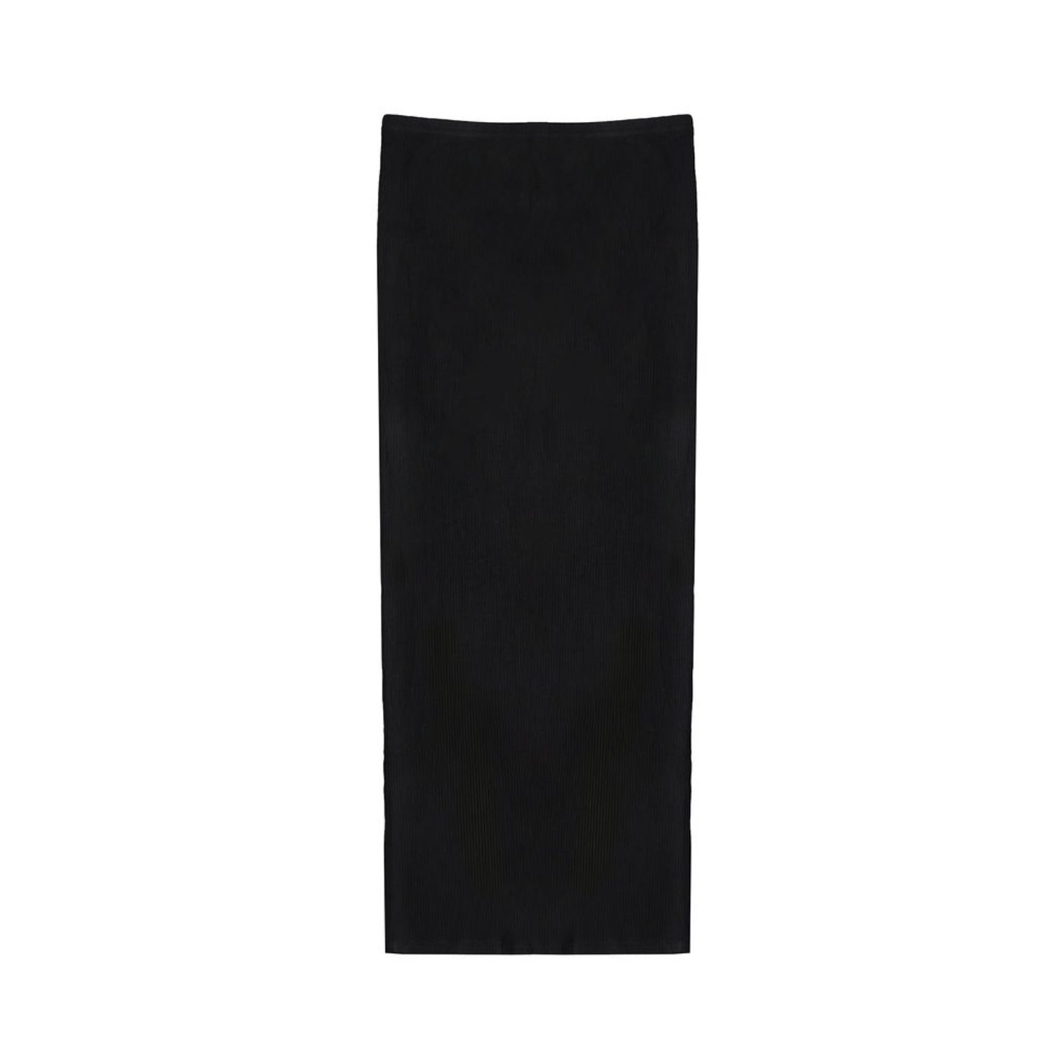 Rave On Trend Women's Black Ribbed Skirt Leggings In Black