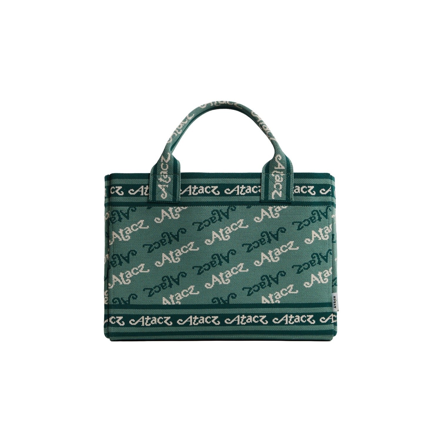 Atacz Women's Green Statement Tote - Monogram Citron Vert