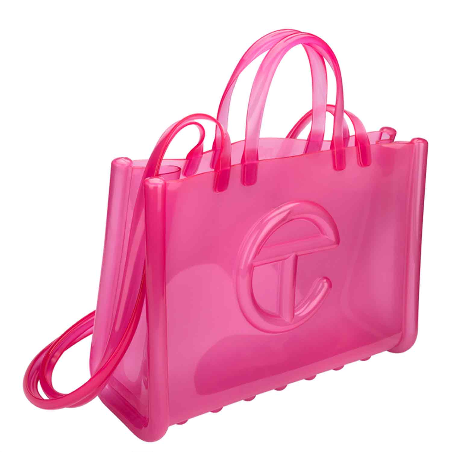 Melissa Women's Pink / Purple / Pink Large Jelly Shopper Ii X Telfar In Multi