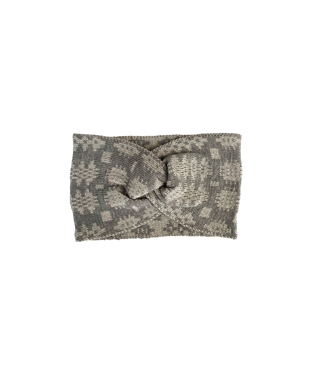 Mabli Women's Neutrals / Grey Carthen Merino Headband - Almond / Tapir In Gray