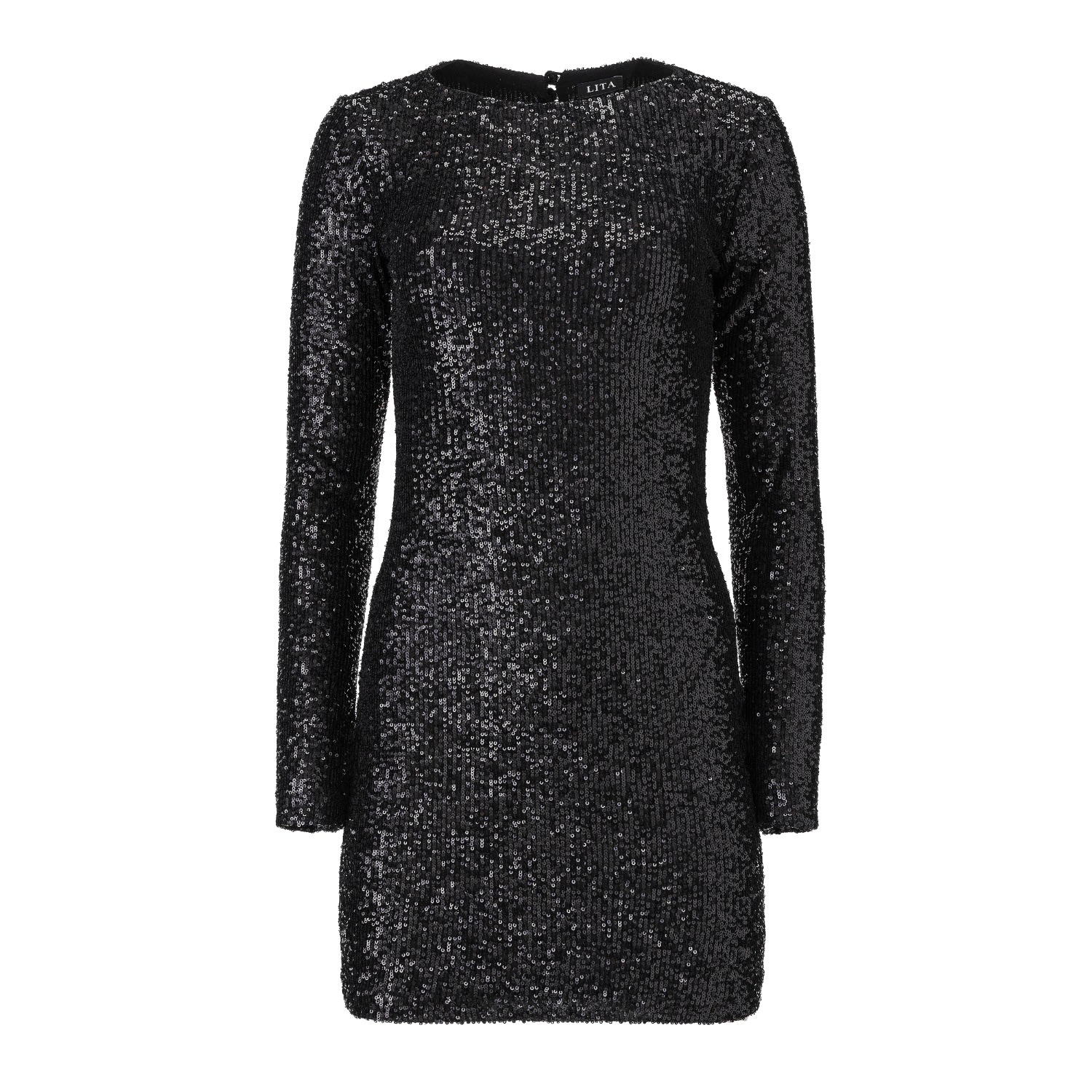 Lita Couture Women's Sequin Mini Dress In Black