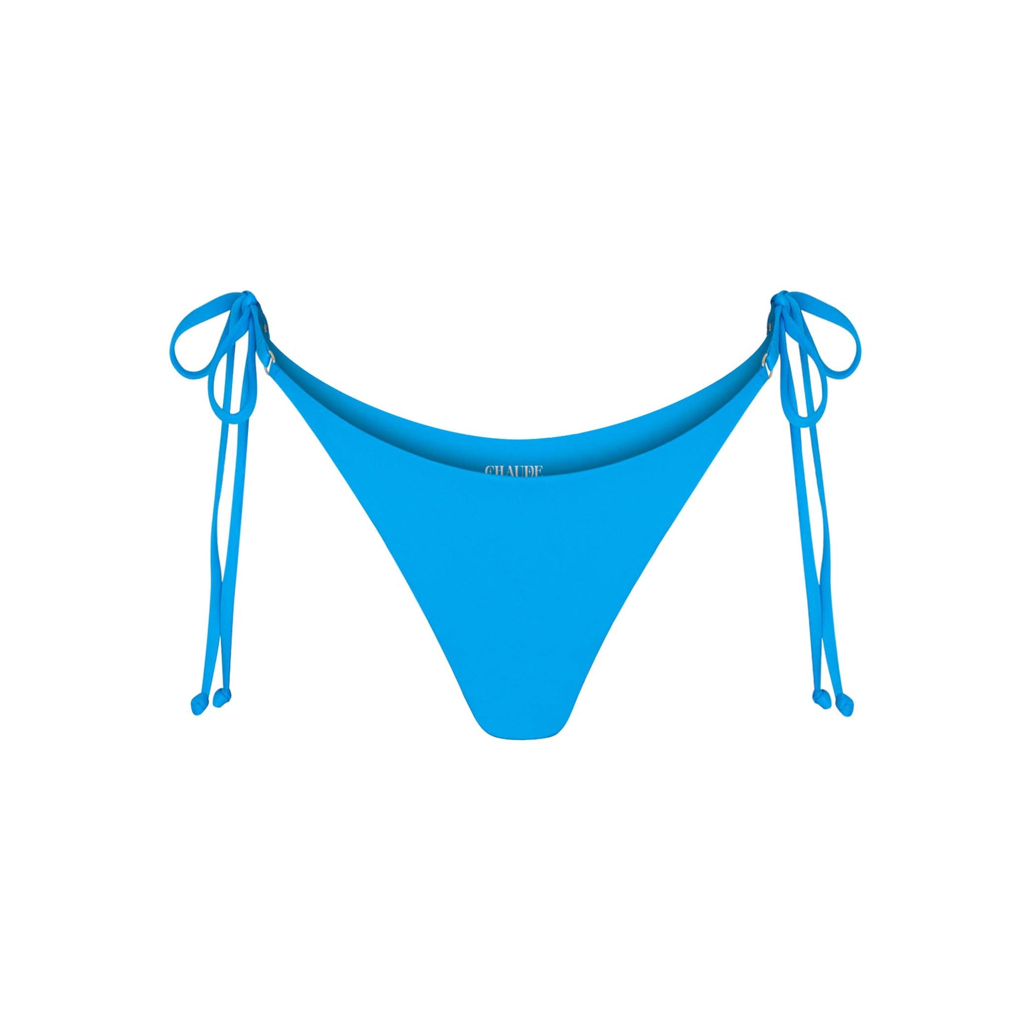 Chaude Swimwear Women's Toni Triangle String Bottoms - Blue Crush In Blue