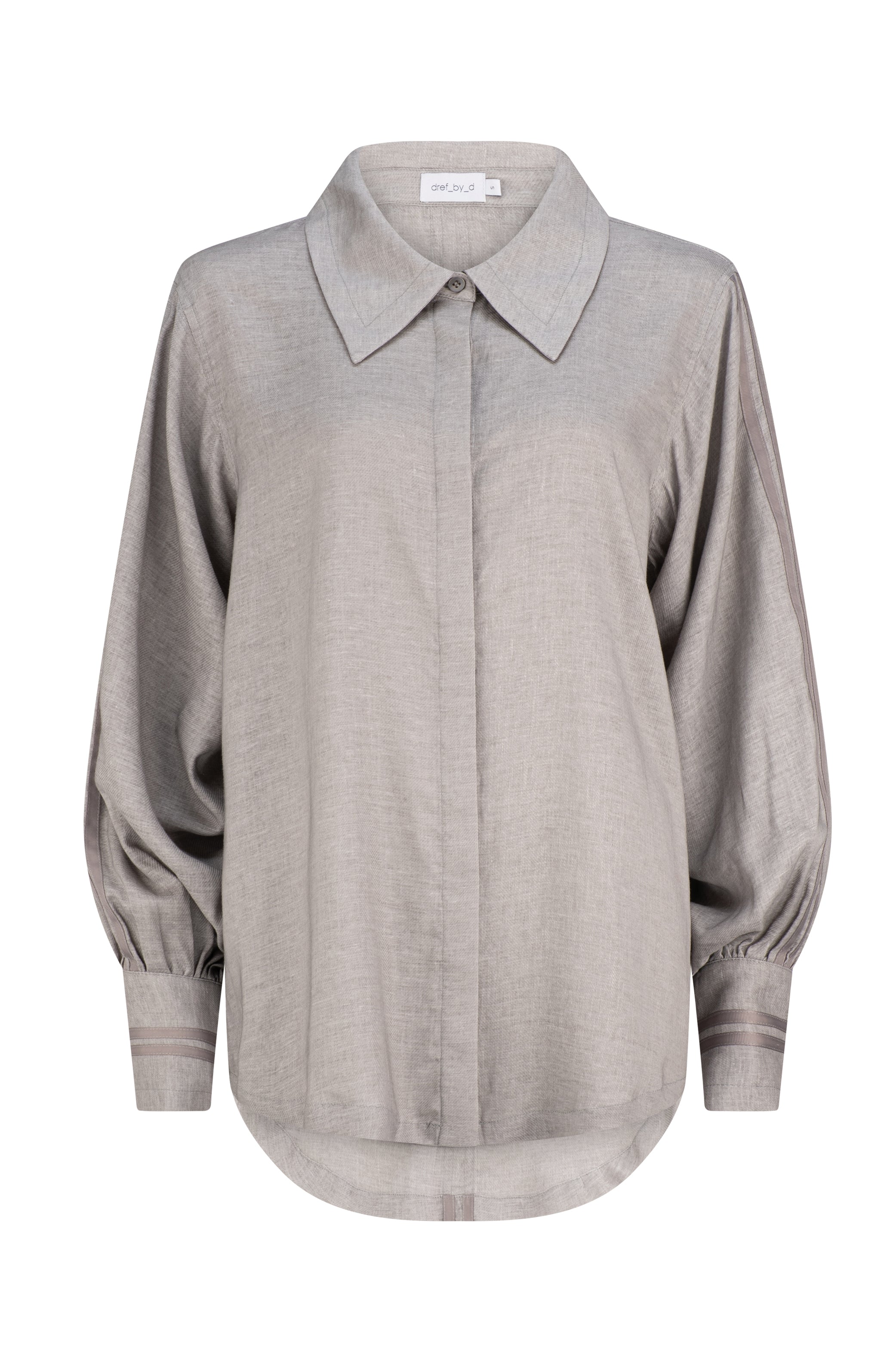 Dref By D Women's Grey Laguna Shirt - Pumice In Gray