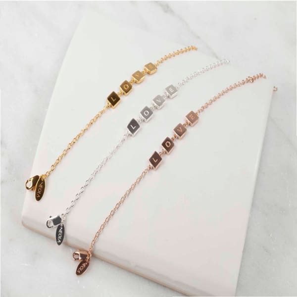 Neola Gold Love Bracelet In Love