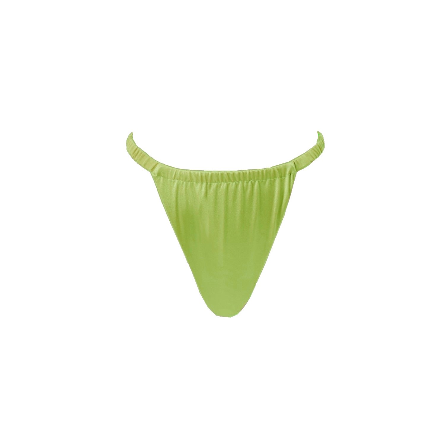 Decolet The Label Women's Green Sofia Bottoms In Chartreuse In Green