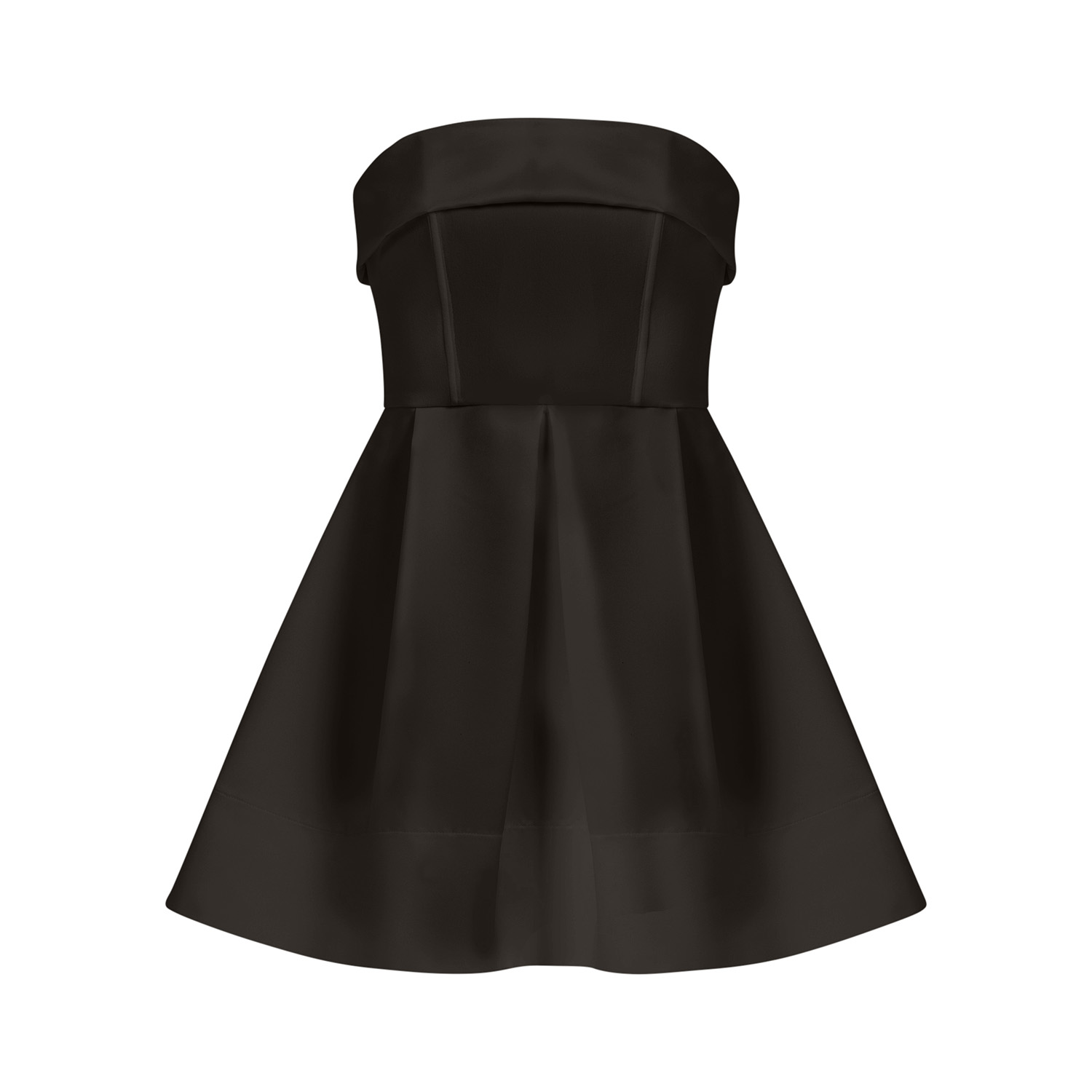Tia Dorraine Women's Wild Flower Flared Mini Dress - Black In Black