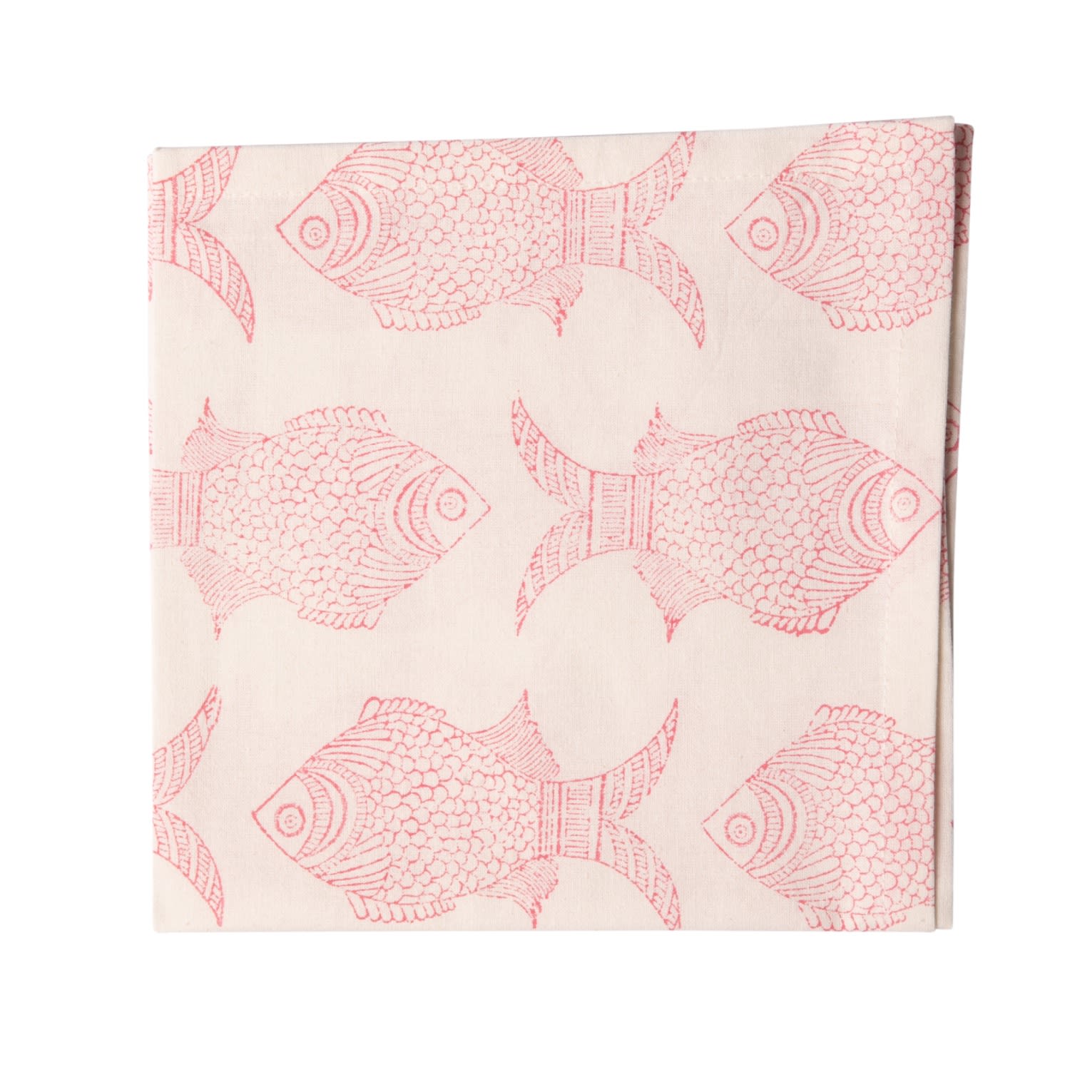 Pink / Purple Fishy Napkin Set Pink One Size Mandalay Designs