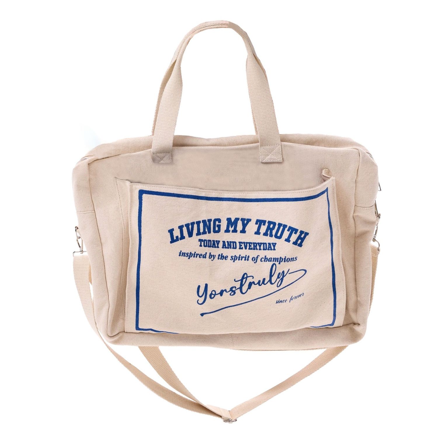 Yorstruly Women's White  Canvas Sports Bag