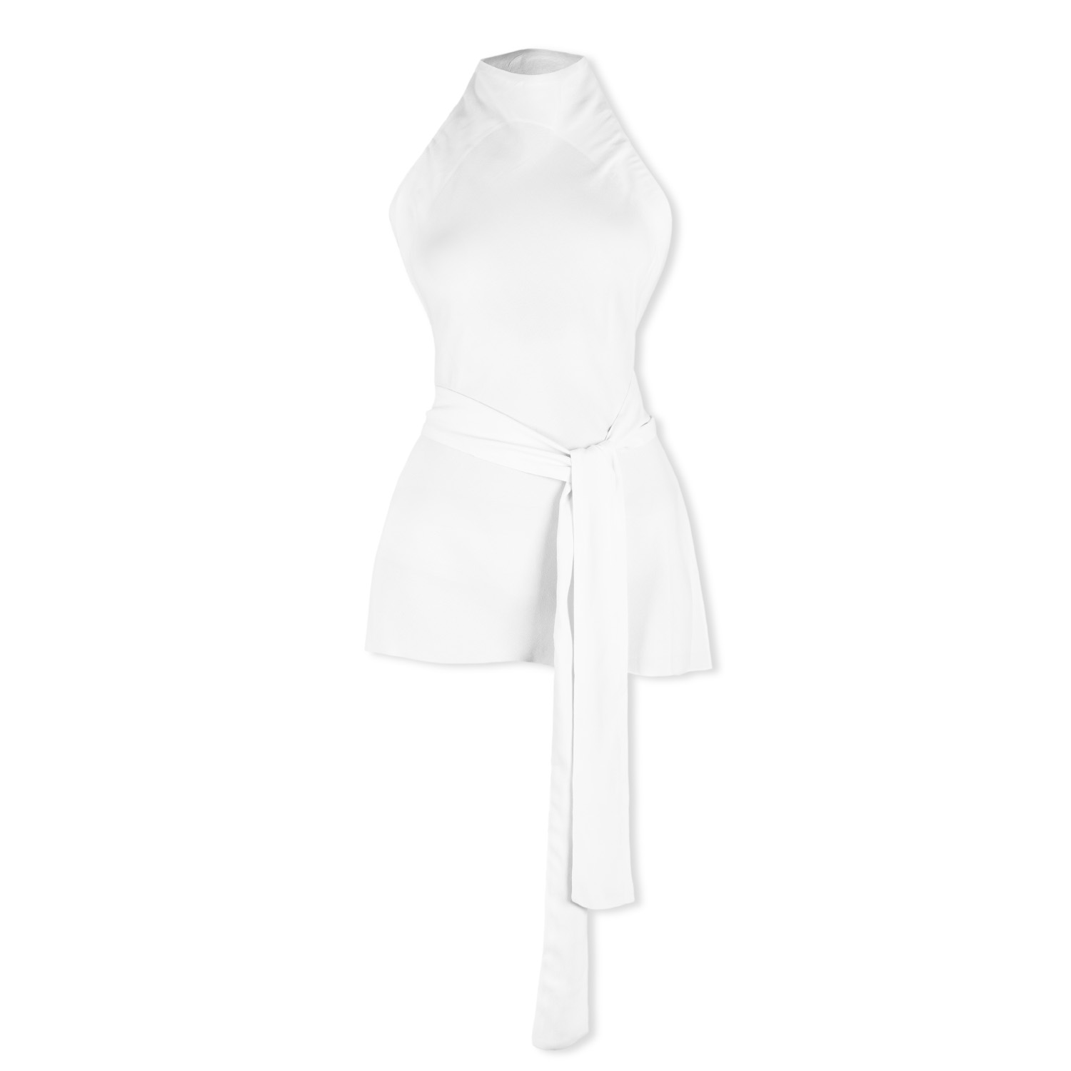 The Ethos Studio Women's Black Alica Top - Ivory In White