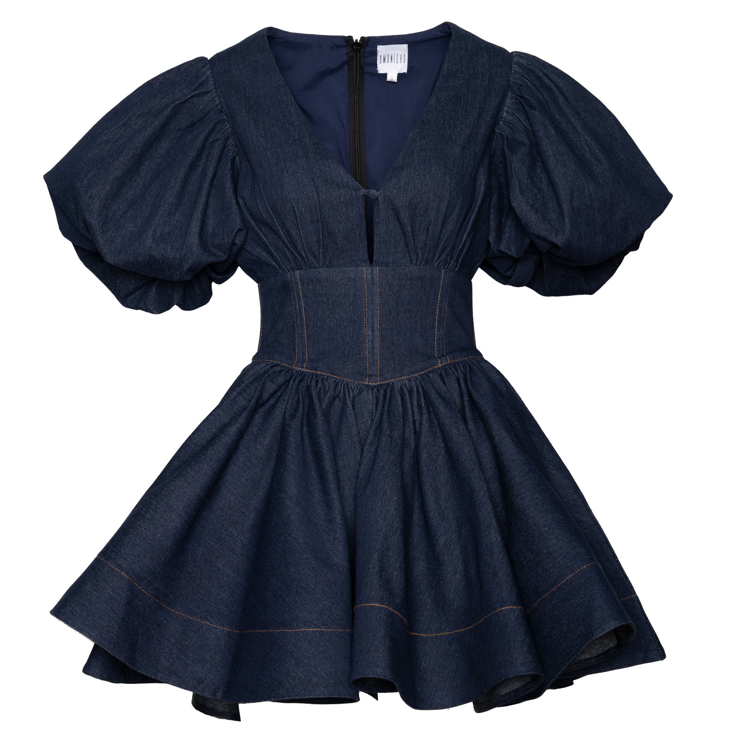 Ofuure Women's Blue Delilah Denim Mini Dress In Blue