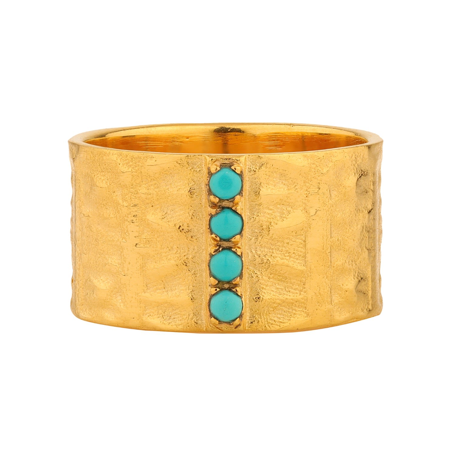 Gem Bazaar Jewellery Women's Blue Buttoned Up Ring In Blue