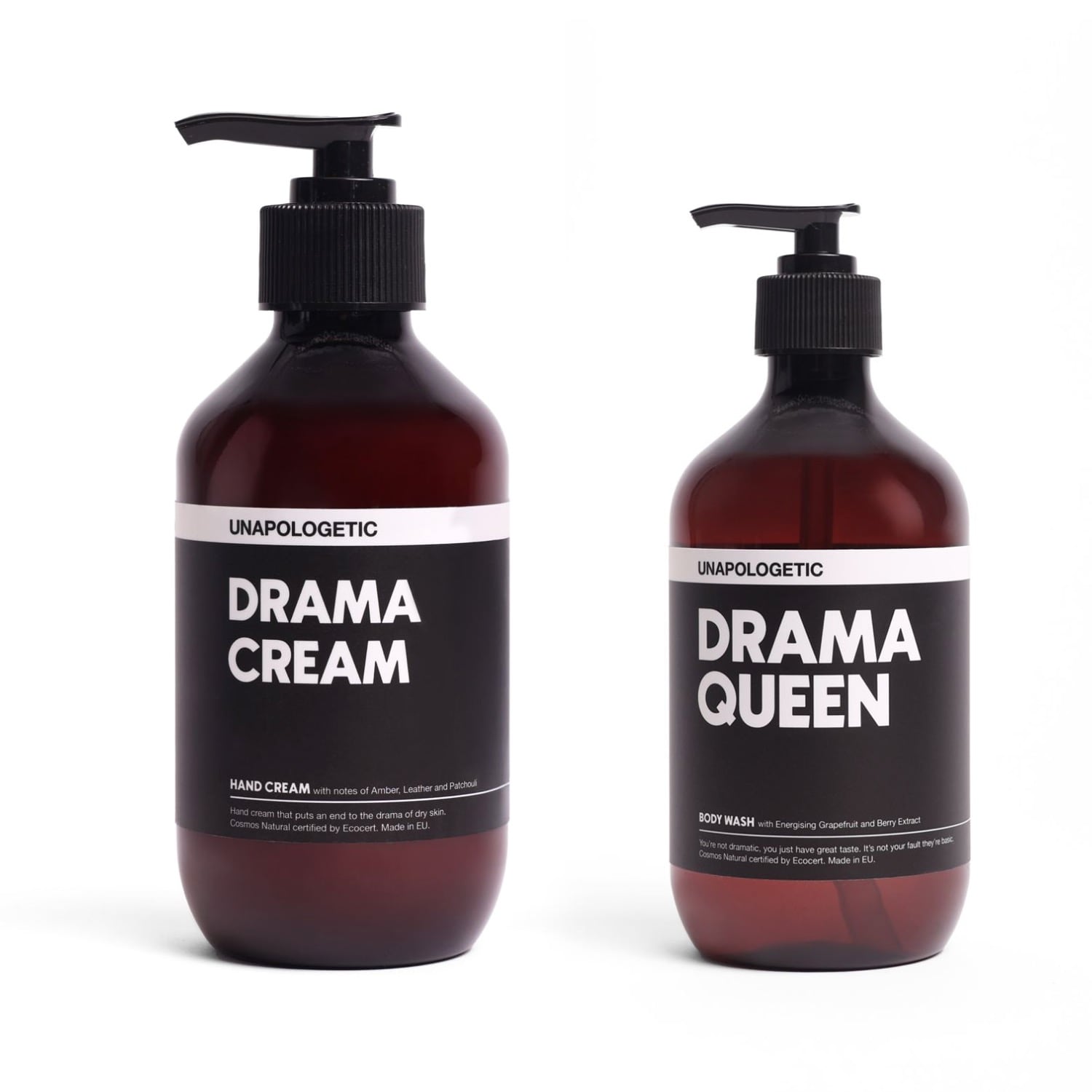 Unapologetic Black Drama Queen Shower Gel & Body Lotion In Black