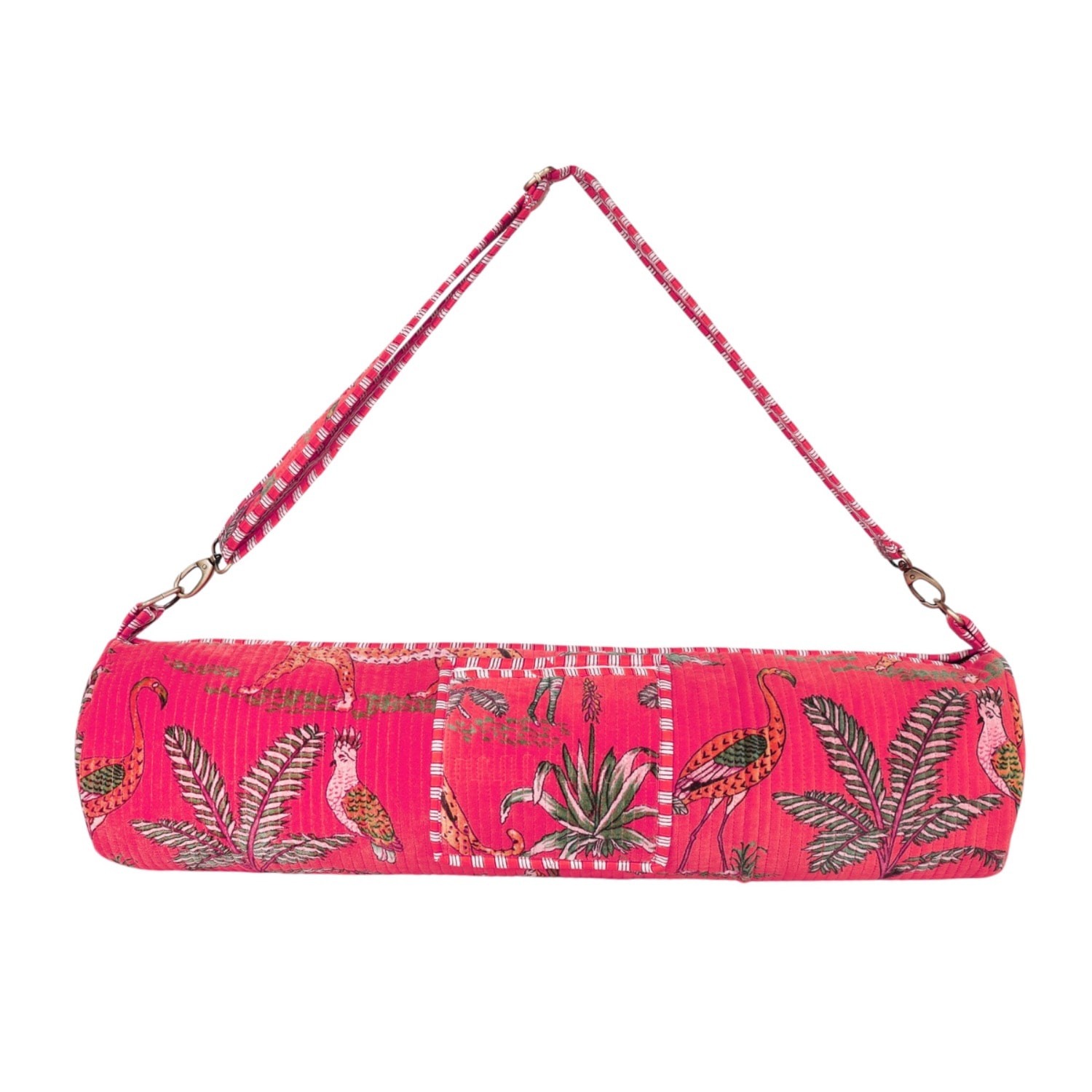 Conscious Yoga Collective Women's The Velvet Jungle Yoga Bag In Red