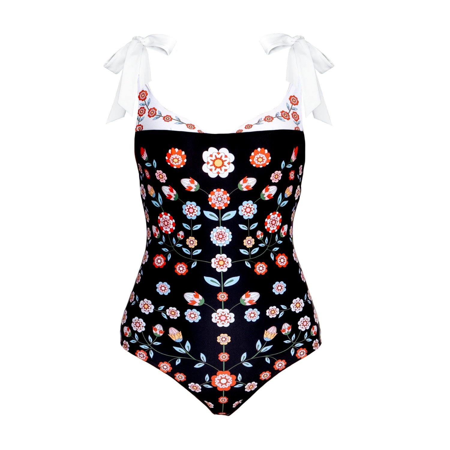 Jessie Zhao New York Ballerina One-piece Swimsuit In Multi