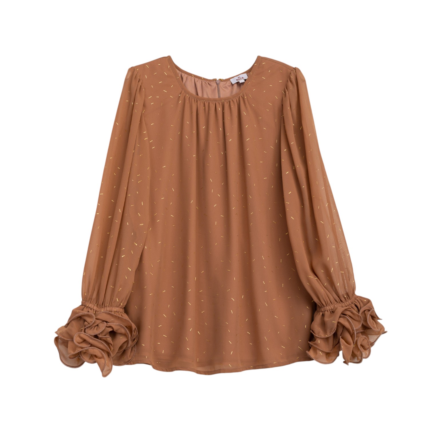 Niza Brown Women's Blouse In Brown