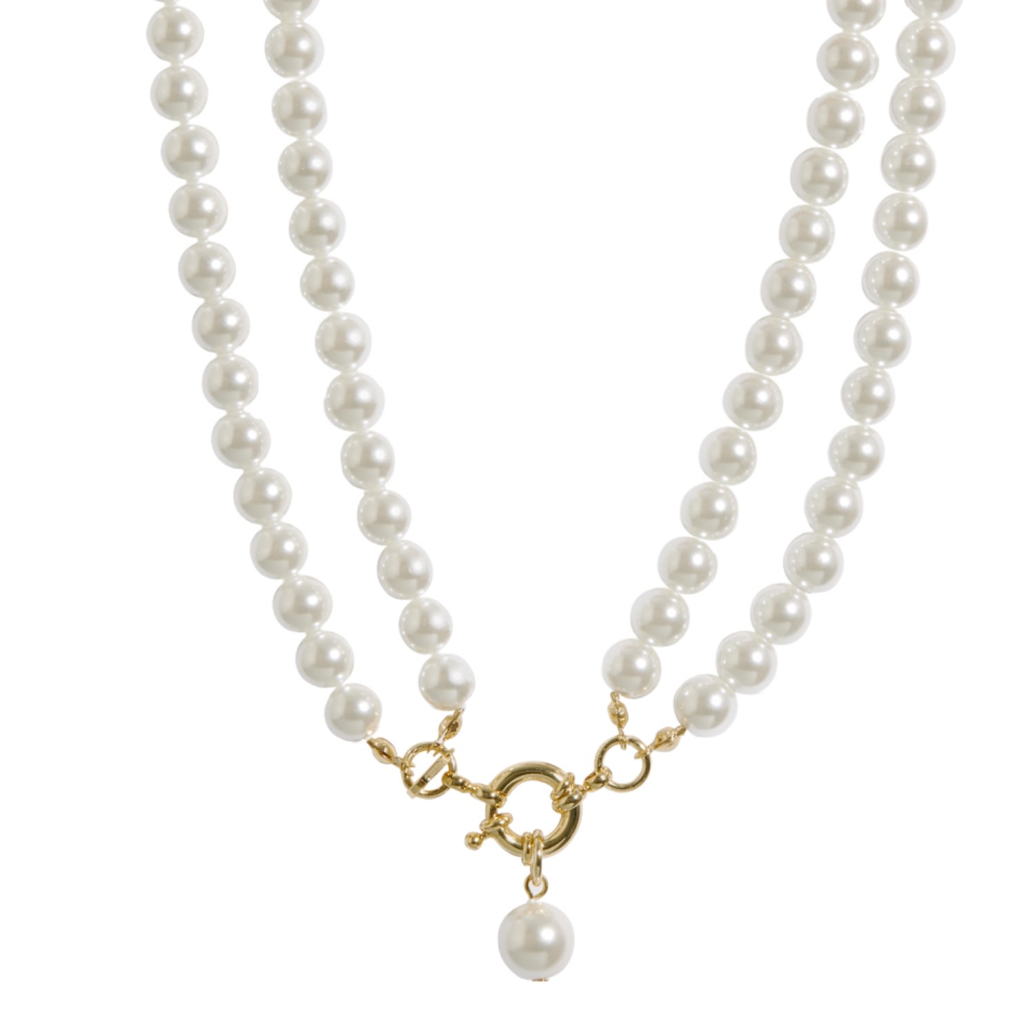 Drae Collection Women's Renaissance Pearls Choker Gold In Gold