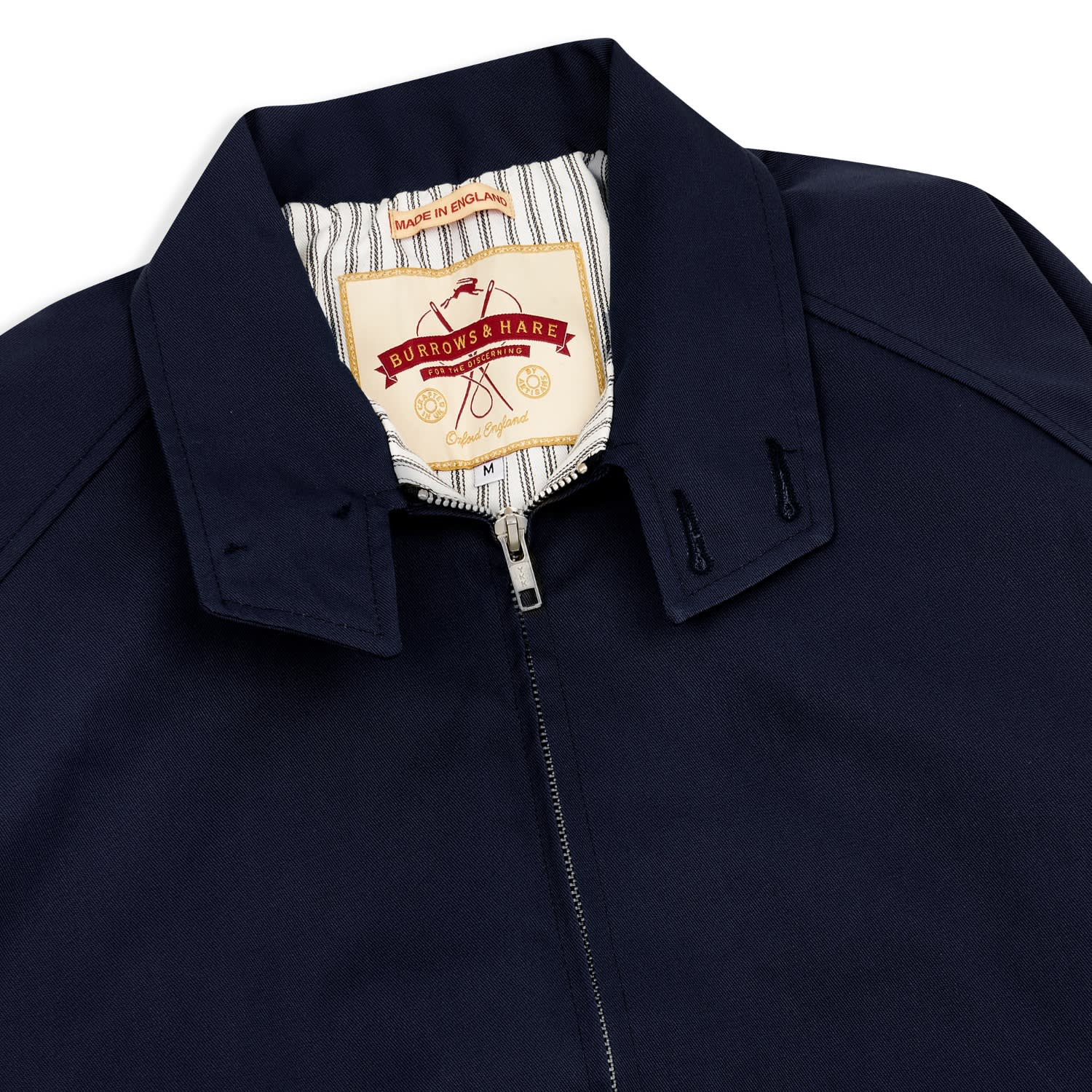 Mcqueen Harrington Jacket - Navy by Burrows & Hare