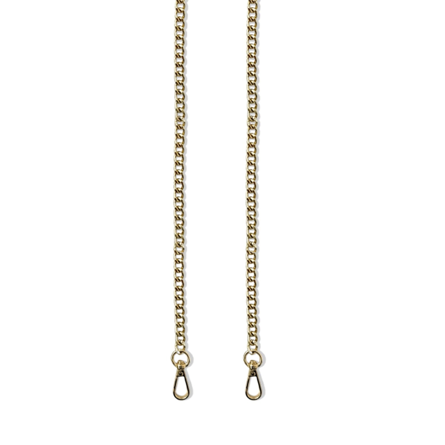 Women's Gold Slim Flat Crossbody Chain Strap | One Size | Apatchy London