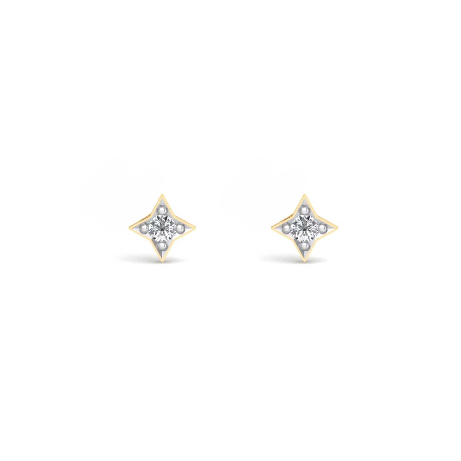 Women’s Illuminess Mini Gold Star Studs Bloomtine Earth Angel Hq