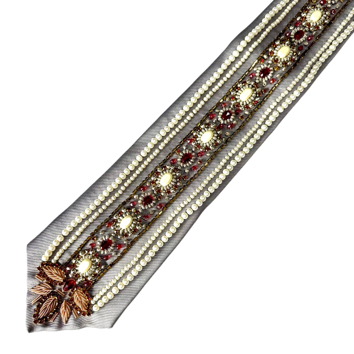 Men's Ornate Pearl Luxe - Grey | Zars London