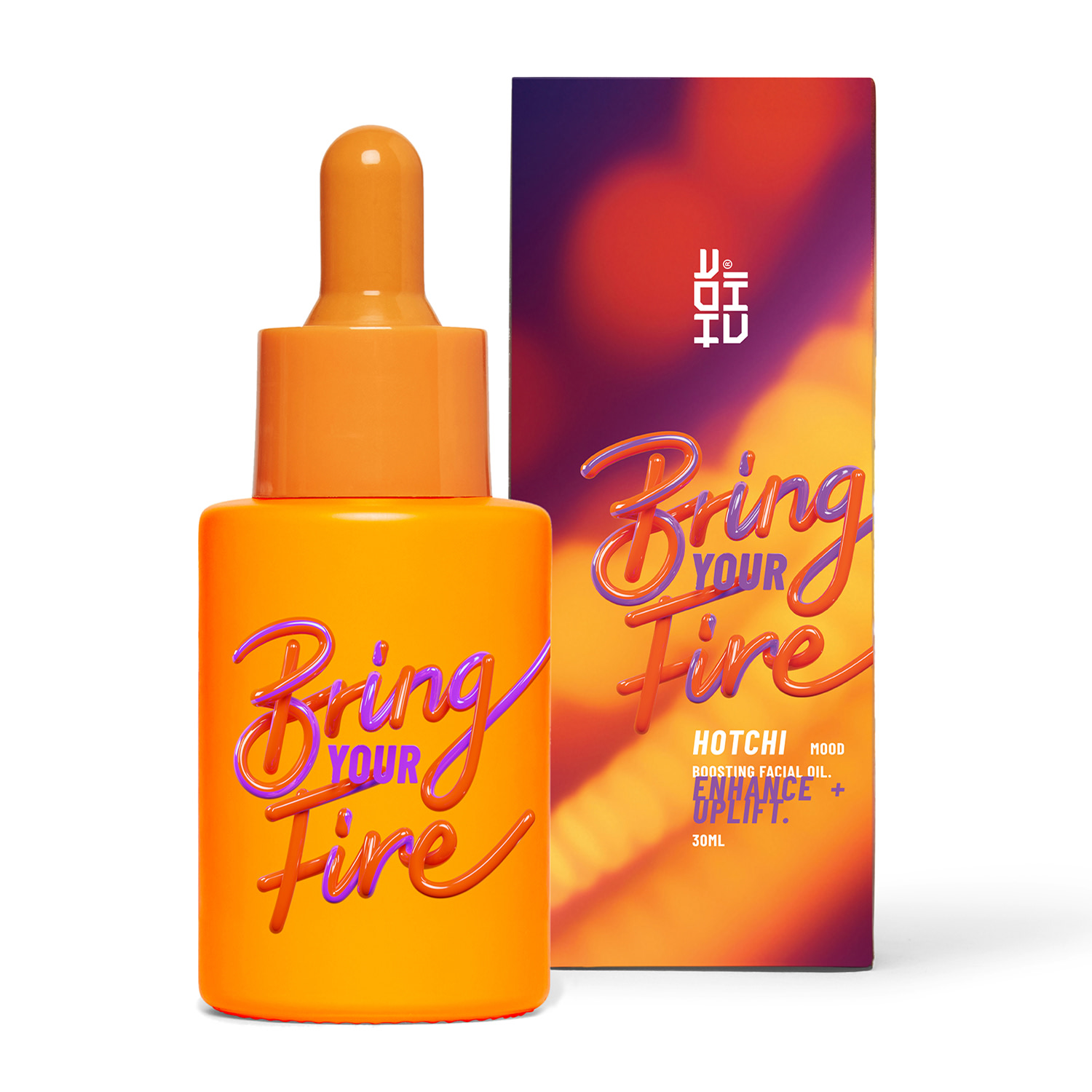 Yellow / Orange Bring Your Fire Facial Oil | Hotchi Skincare