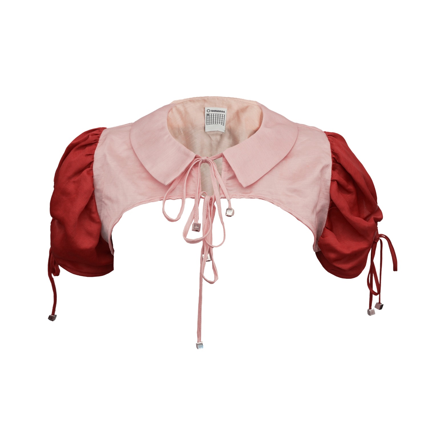新品 Eaphi slit button flare bolero jacket bubble-sleeve-crop-bolero-