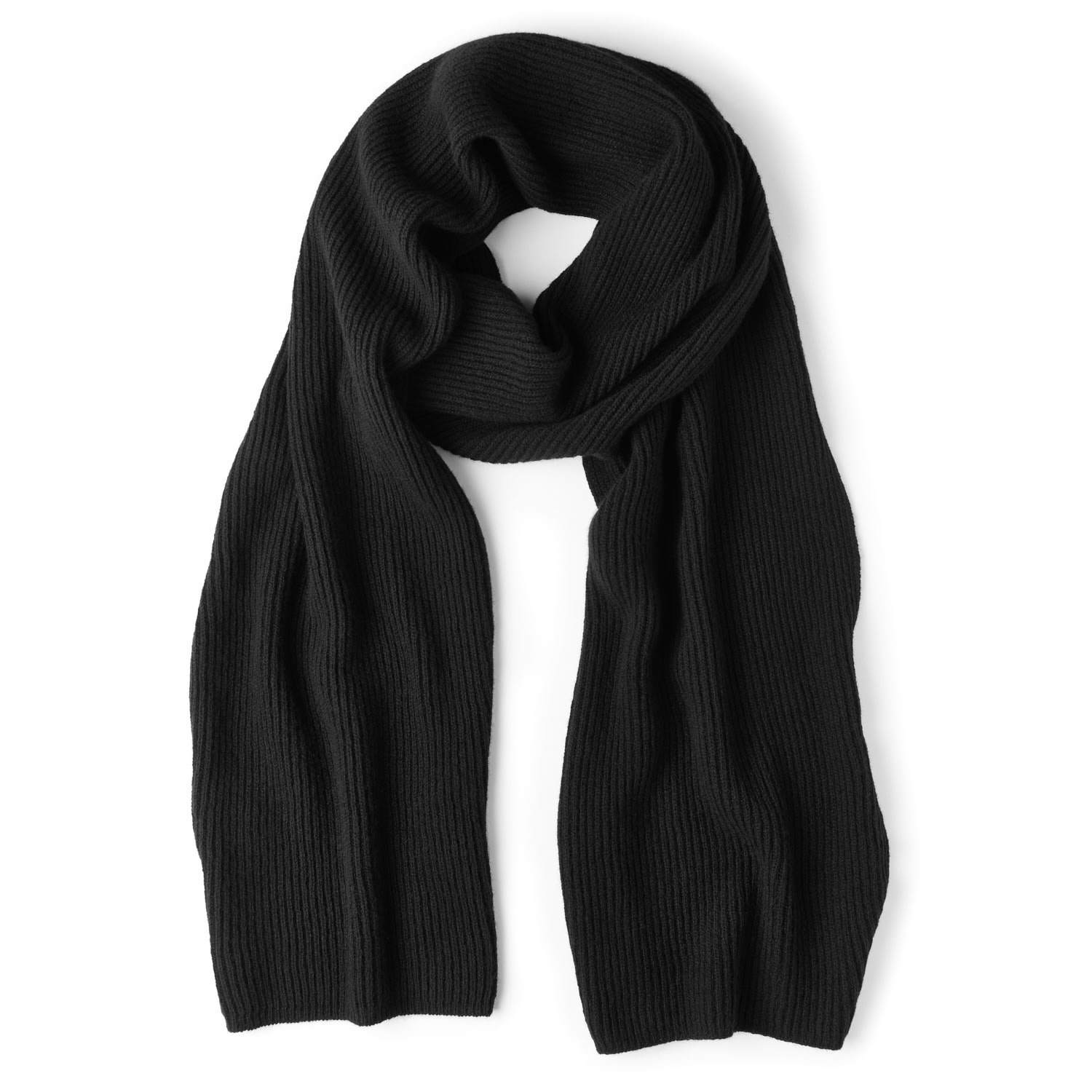 Ecova Black Classic Cashmere Scarf - Men In Black